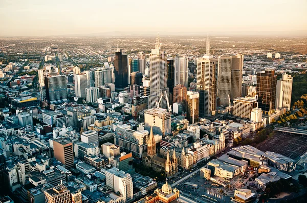 Melbourne stad — Stockfoto