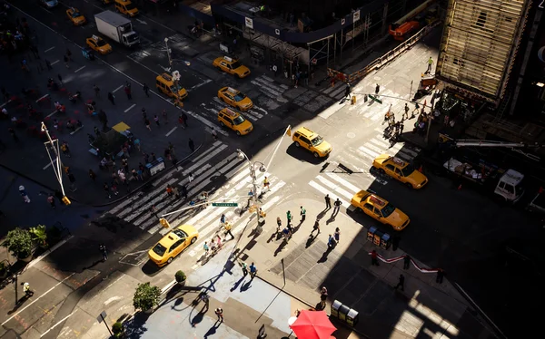 Aerial view of Times Square — Stock Photo, Image