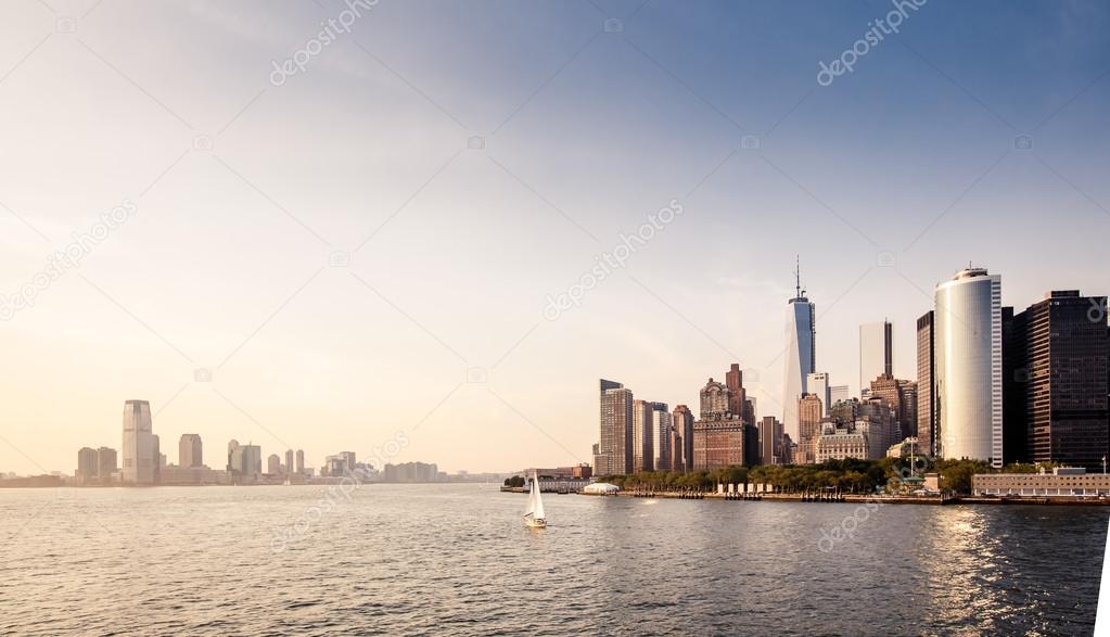 Lower Manhattan skyline