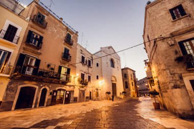 İtalya bari şehir sokaklarında