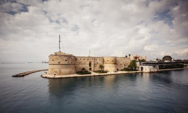 Castello Aragonca, taranto, İtalya.