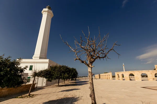 Lighthouse of Santa Maria di Leuca in Italy. — Stock Photo, Image