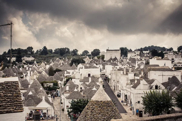 Trulló házainak alberobello, Olaszország — Stock Fotó