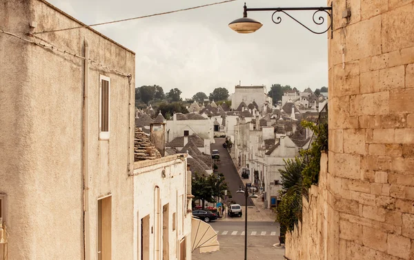 Domki Trulli w alberobello, Włochy — Zdjęcie stockowe