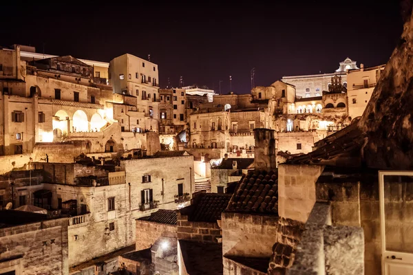 Oude stad matera in Italië — Stockfoto