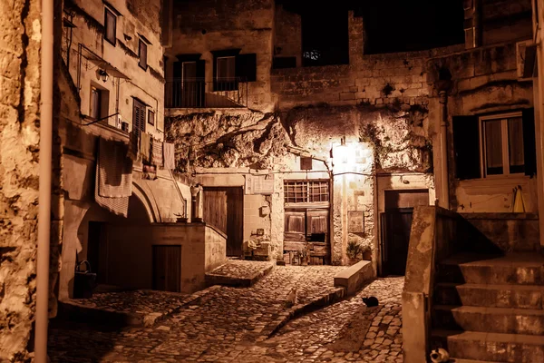 Antika staden matera i Italien — Stockfoto