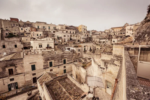 Oude stad matera in Italië — Stockfoto