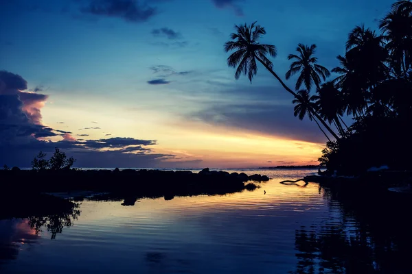 Sunset in the Dominican Republic — Stock Photo, Image