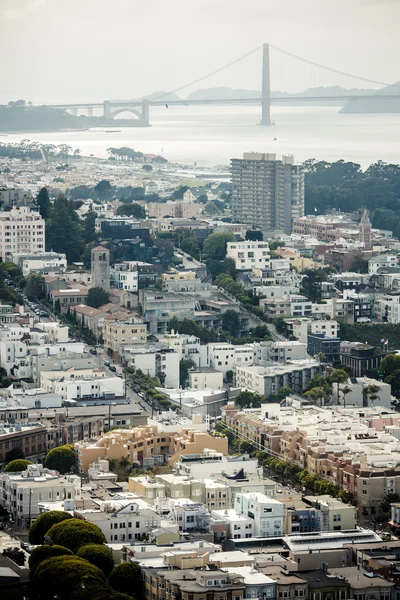 Pohled na san francisco, usa — Stock fotografie