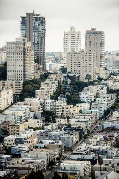 Вид на San Francisco, США — стокове фото