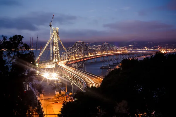 Puente de la bahía de oakland San francisco — Foto de Stock