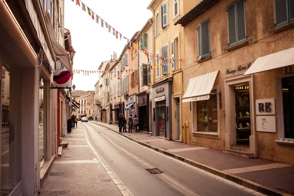 Calle en Saint Tropez — Foto de Stock