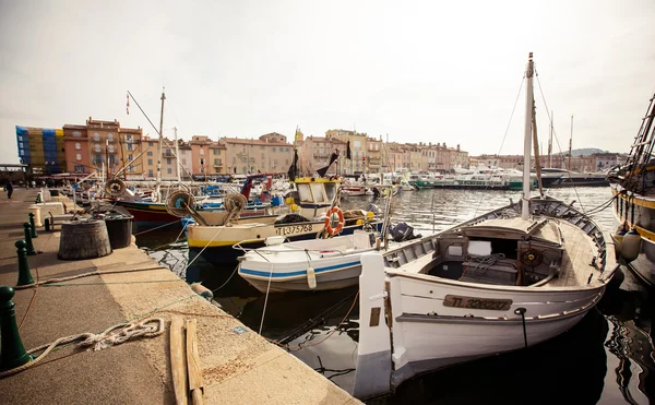 Hafen von Saint-Tropez — Stockfoto