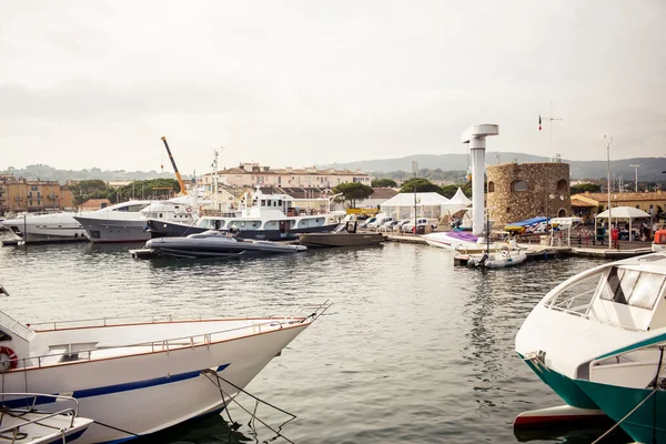 Porto de santo tropez — Fotografia de Stock