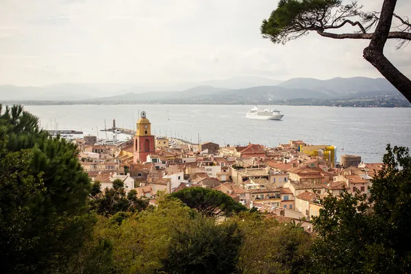 Άποψη του saint tropez — Φωτογραφία Αρχείου