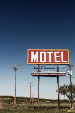 eski motel işareti rota 66