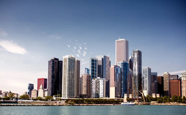 Centro skyline Chicago — Foto de Stock