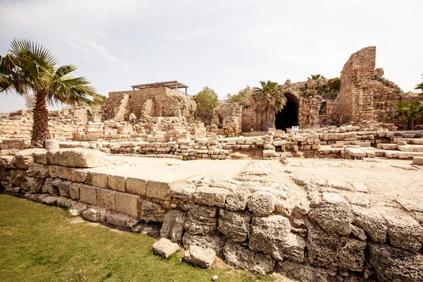 Rzymskie ruiny w Izraelu — Zdjęcie stockowe