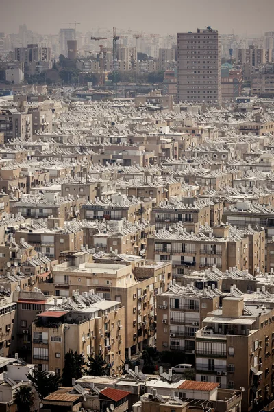 Letecký pohled na města tel aviv — Stock fotografie