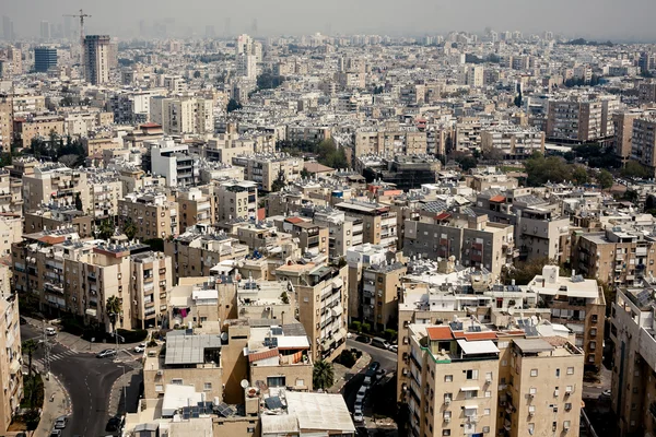 Letecký pohled na města tel aviv — Stock fotografie