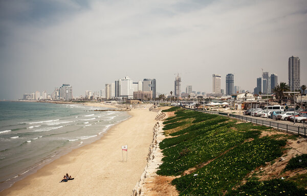 Tel-Aviv beach panorama