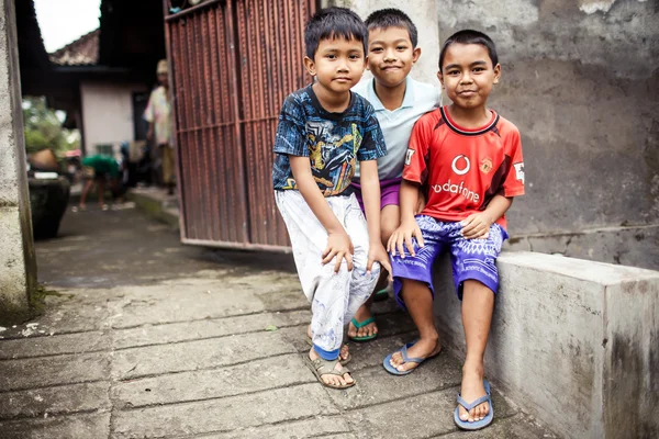 Balinese jongens — Stockfoto