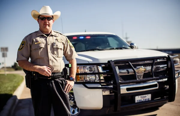 Policeman in Texas — Stock Photo, Image