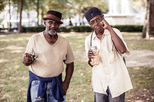 Gammal man i Detroit — Stockfoto