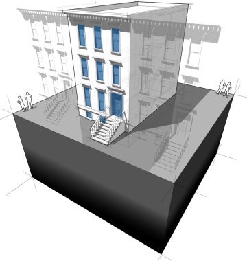Townhouse yeni pencereler ve kapılar