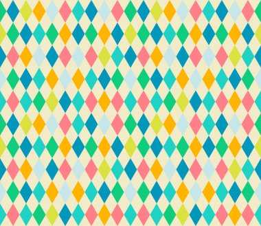 Mozaik Dikişsiz desen retro tarzı.