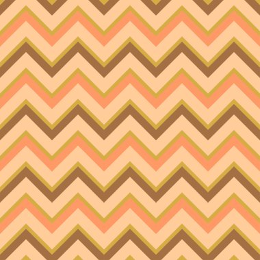 Dikişsiz chevron desen retro tarzı, yumuşak renkler.