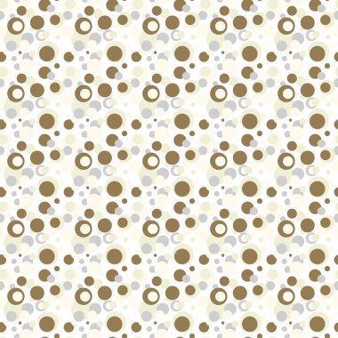 Dikişsiz polka noktalı deseni retro tarzı.