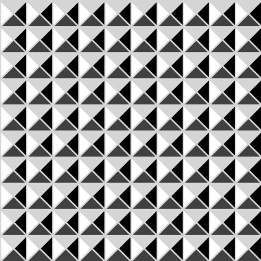 geometrik siyah beyaz seamless modeli.