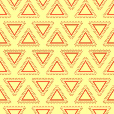 aşiret seamless modeli. geometrik Aztek arka plan.