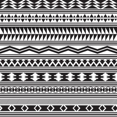 Kabile çizgili, pürüzsüz desen. Geometrik siyah beyaz arkaplan.