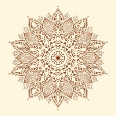 Mandala. Güzel el yapımı çiçek..
