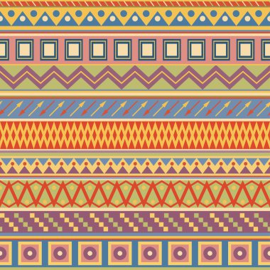 aşiret çizgili seamless modeli.