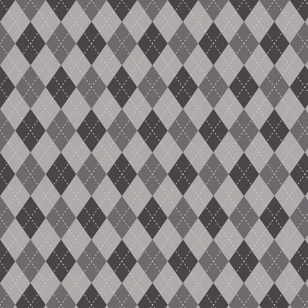 Seamless argyle pattern. Diamond shapes background. — Stock Vector