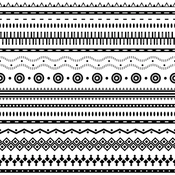 Aztec seamless pattern. — Stock Vector