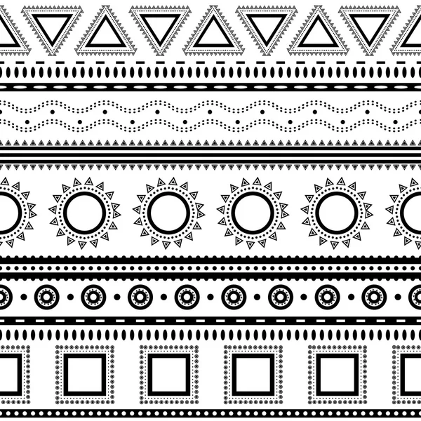 Patrón sin costura azteca . — Archivo Imágenes Vectoriales