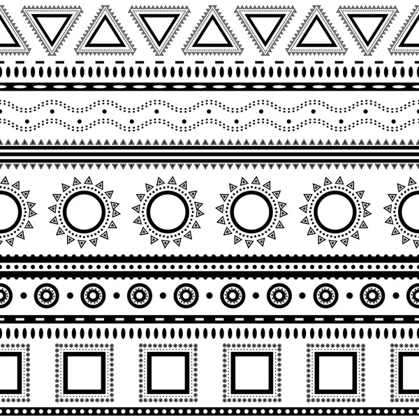 Azteco modello senza soluzione di continuità . — Vettoriale Stock