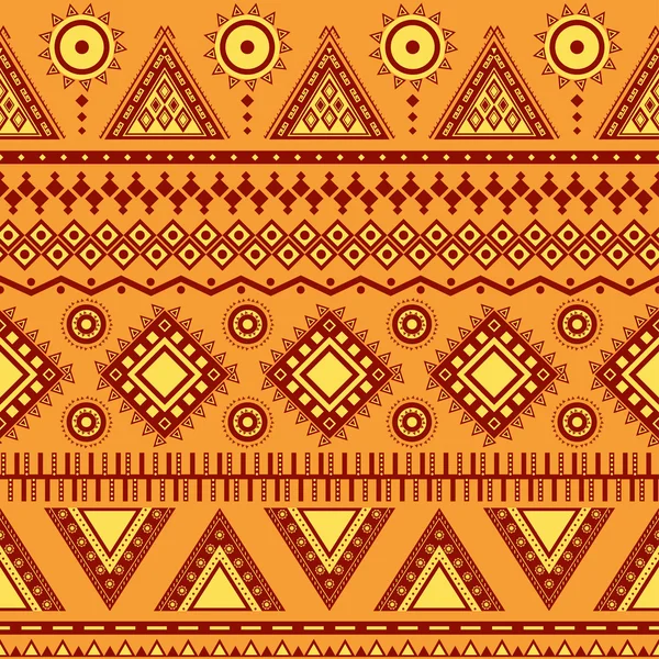 アステカのシームレスなパターン. — ストックベクタ