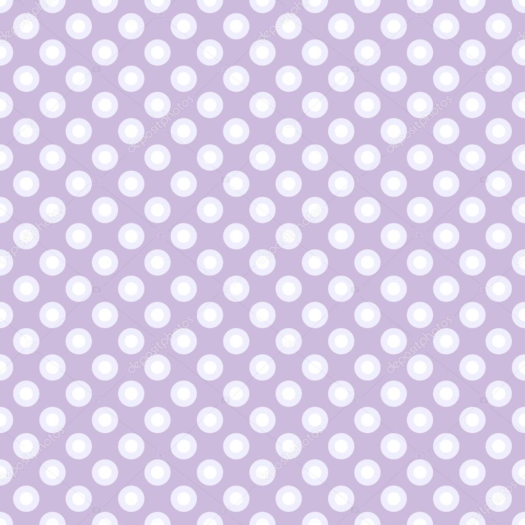 Seamless polka dot pattern in retro style, subtle colors.