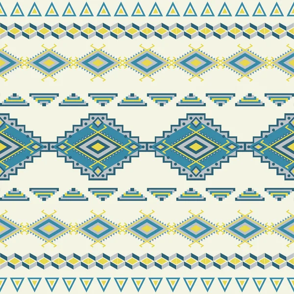 Aztec seamless mönster. — Stock vektor