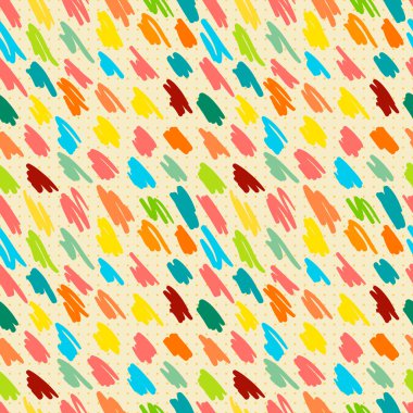 doodle şeritler ile Seamless Modeli.