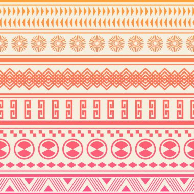 aşiret çizgili seamless modeli.