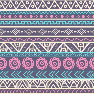 aşiret çizgili seamless modeli.