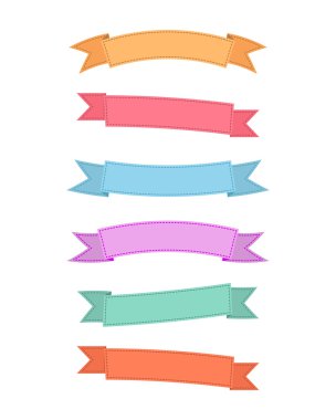 vektör şerit kümesi.