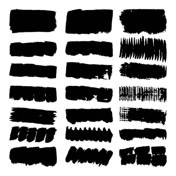 Grunge brush strokes. — Stock Vector