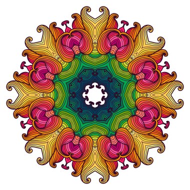 etnik süs yuvarlak.